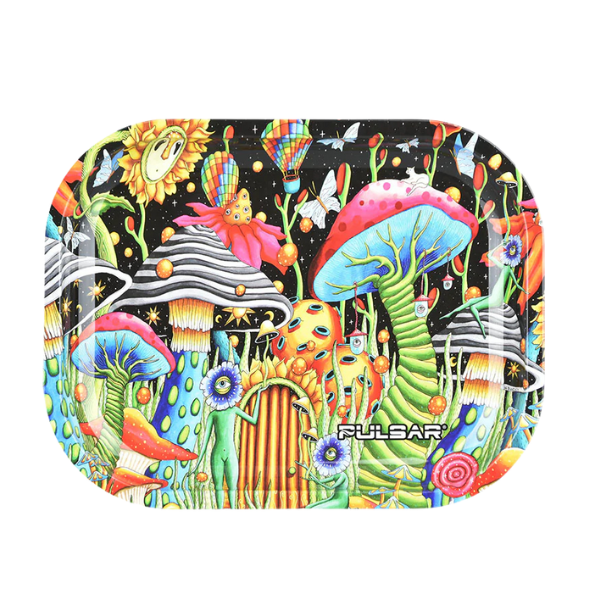 Pulsar Rolling Tray / 7"x5.5" / Garden Of Cosmic Delights